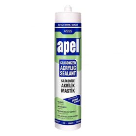 Apel 500 g Beyaz Silikonize Akrilik Mastik