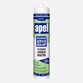 Apel 500 gr Silikonize Akrilik Beyaz Mastik