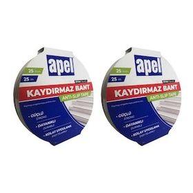 Apel Kaydırmaz Siyah 25 mmx25 m Bant