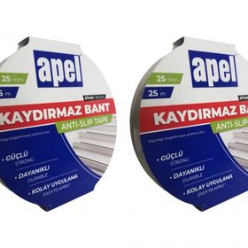 Apel Kaydırmaz Siyah 25 mmx25 m Bant