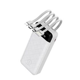 Apera BN44 10000 mAh LED Ekranlı Type-C iPhone USB Micro USB Kablolu Tüm Uçlar Powerbank