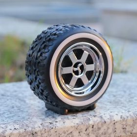 Apera MT20 Speaker Hoparlör Taşınabilir Lastik Jant Tasarım Şarjlı Bataryalı Bluetooth Hoparlör