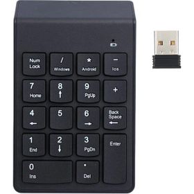 Apera TR-59 Süper İnce Kablosuz Keypad NumLock Klavye