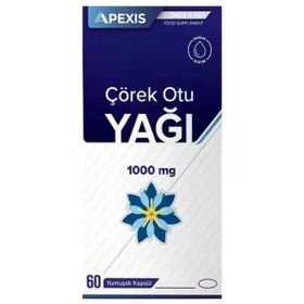 Apexis Çörek Otu Yağı 1000 mg 60 Kapsül