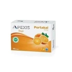 Apexis Drops Portakal Aromalı 16 Adet Pastil