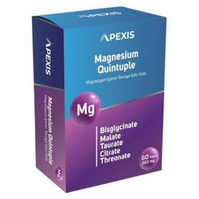 Apexis Magnesium Quintuple 200 mg 60 Tablet