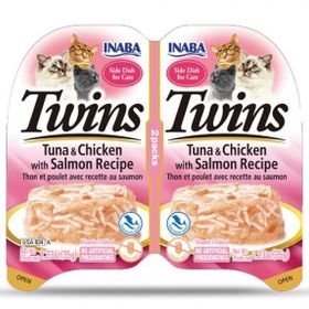 Apg Twins Somonlu ve Tavuklu 2x35 gr Kedi Ödül Maması