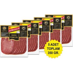 Apikoğlu 70 gr Dilimli Dana Füme (5 adet)