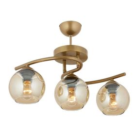 Aplika Elite 3'lü Eskitme Bal Camlı Modern Avize