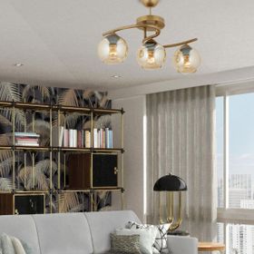 Aplika Elite 3'lü Eskitme Bal Camlı Modern Avize