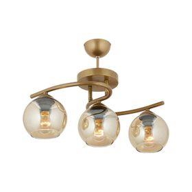 Aplika Elite 3'lü Eskitme Bal Camlı Modern Avize