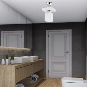 Aplika Kare Tekli Modern Plafonyer Avize