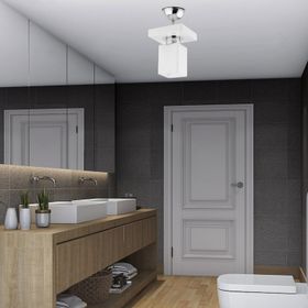 Aplika Kare Tekli Modern Plafonyer Avize
