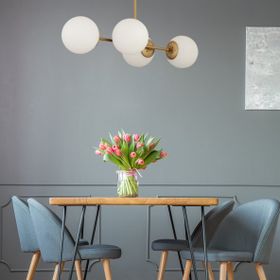 Aplika Lema 4'lü Eskitme Modern Avize
