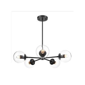 Apliqa 3316-05-BL Venon 5 Li Siyah Avize