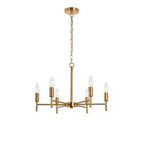 Apliqa 3327-06-GL Vaneo 6 Lı Gold Avize