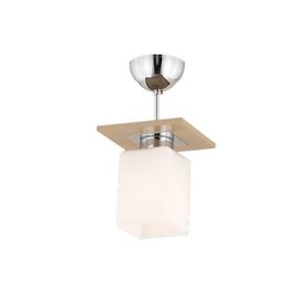 Apliqa 3337-01-K-CF Atlas Tekli Kahve Kare Avize