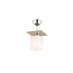 Apliqa 3337-01-K-CF Atlas Tekli Kahve Kare Avize