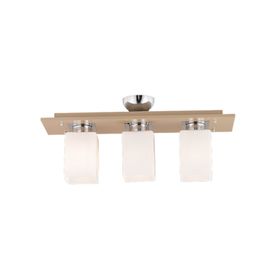 Apliqa 3337-03-S-CF Atlas 3 Lü Sıralı Kahve Avize