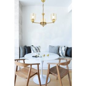 Apliqa 3420-03-FR Geneva 3'lü Eskitme Avize