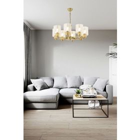 Apliqa 3420-08-FR Geneva 8'li Eskitme Avize