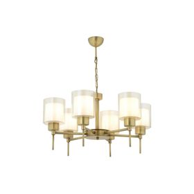 Apliqa 3421-06-FR Goldie 6'lı Eskitme Avize