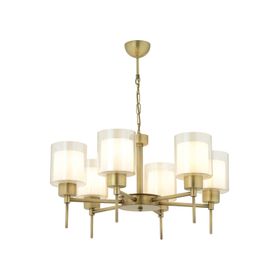 Apliqa 3421-06-FR Goldie 6'lı Eskitme Avize