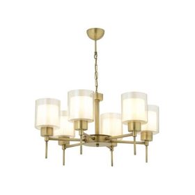 Apliqa 3421-06-FR Goldie 6'lı Eskitme Avize