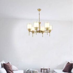 Apliqa 3421-06-FR Goldie 6'lı Eskitme Avize