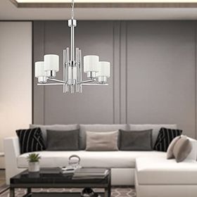 Apliqa 3451-05-CH Odesa 5'li Krom Kaplama Salon Modern Avize