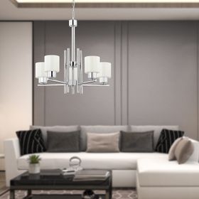 Apliqa 3451-05-CH Odesa 5'li Krom Kaplama Salon Modern Avize