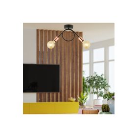 Apliqa 3457-02C-BL Zeyrek 2'li Bakır Avize