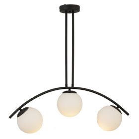 Apliqa 3472-03-BL Fralde 3lü Siyah Salon Avize