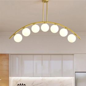 Apliqa 3472-07-FG Fralde 7'li Gold Salon Avize