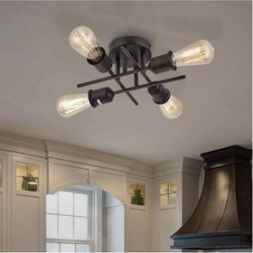 Apliqa 3491-04-BL Glam 4'lü Plafonyer Avize