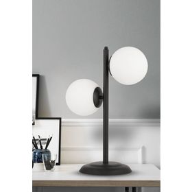 Apliqa 3600-1M-BL Siena 2li Siyah Dekoratif Abajur