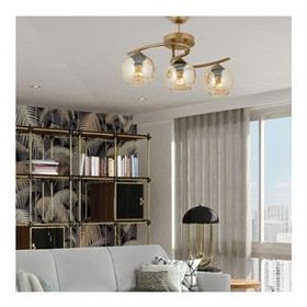 Apliqa 3606-03-FR Elite 3lü Eskitme Bal Camlı Salon Avize