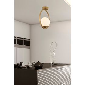 Apliqa 3757-01-FR Lifos 1'li Eskitme Boyalı Plafonyer Avize