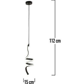 Apliqa 3762-01-BL Helio Sarkıt 27 Watt Led Avize