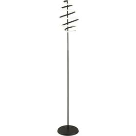 Apliqa 3802-1L-BL Parya Siyah 72 Watt 3 Renkli Led Lambader