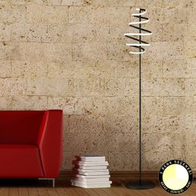 Apliqa 3802-1L-BL Parya Siyah 72 Watt 3 Renkli Led Lambader
