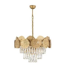 Apliqa 3850-07-FR Kamelya Eskitme Kristal Taşlı Salon Avize