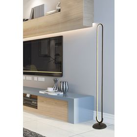 Apliqa 3856-01-BL Zümra Siyah 70 Watt Modern Tasarım Lambader