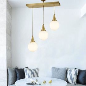 Apliqa 3'lü Damla Sıralı Eskitme Modern Sarkıt Mutfak Oturma Odası Salon Sarkıt Avize