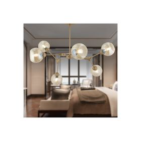 Apliqa 4113-06-FR Bürke 6'lı Eskitme Avize