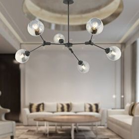 Apliqa 4113-06-FR Bürke 6'lı Eskitme Avize