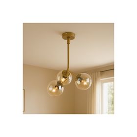 Apliqa 70 cm Eskitme 3'lü Bal Cam Avize