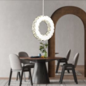 Apliqa Akanay Tekli Krom Led Kristal Avize