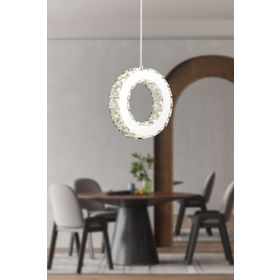 Apliqa Akanay Tekli Krom Led Kristal Avize