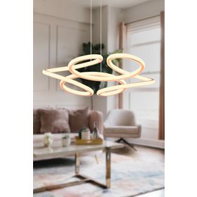 Apliqa Aldo 140 W Ledli Sarkıt Avize